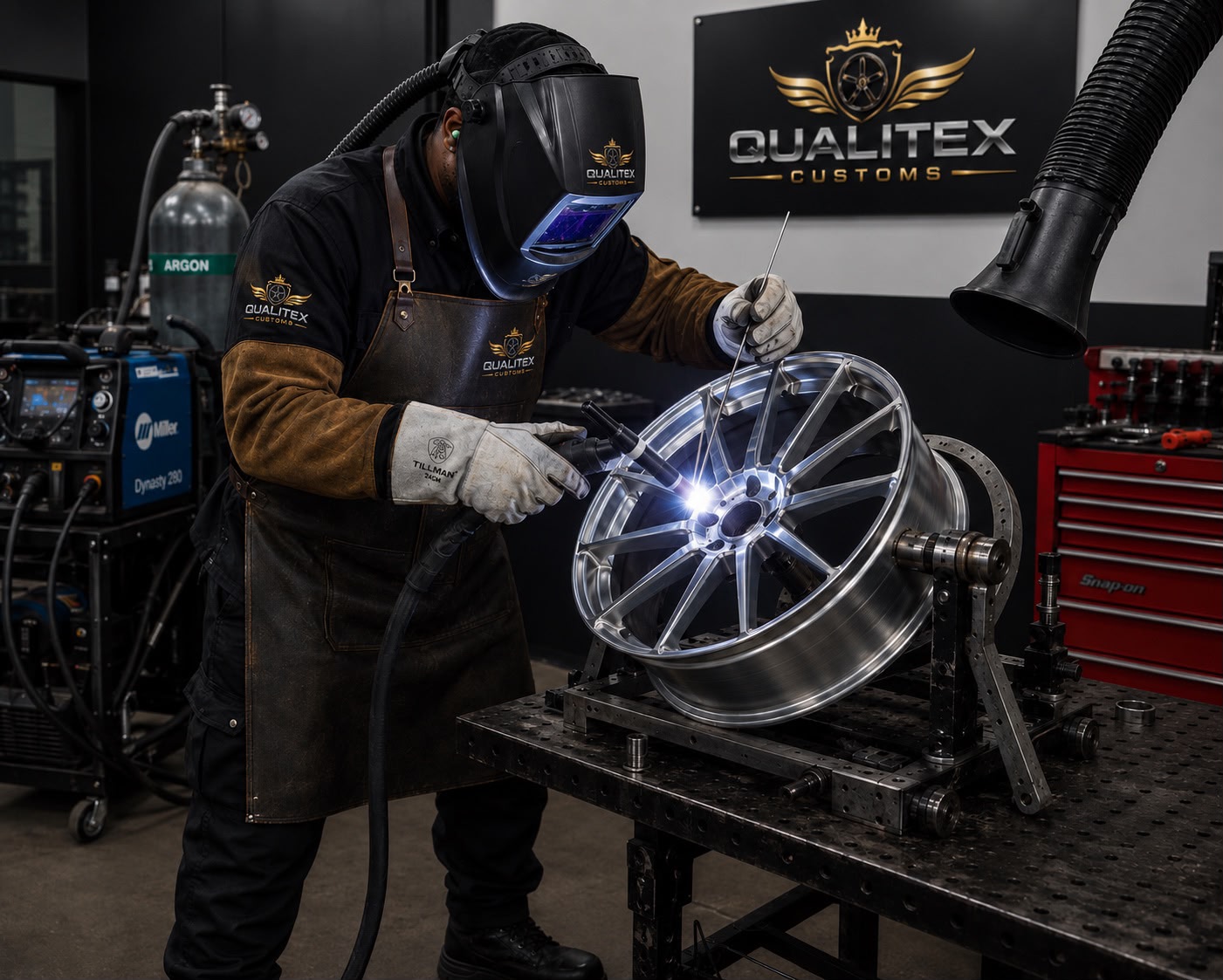 Premium alloy rim restoration